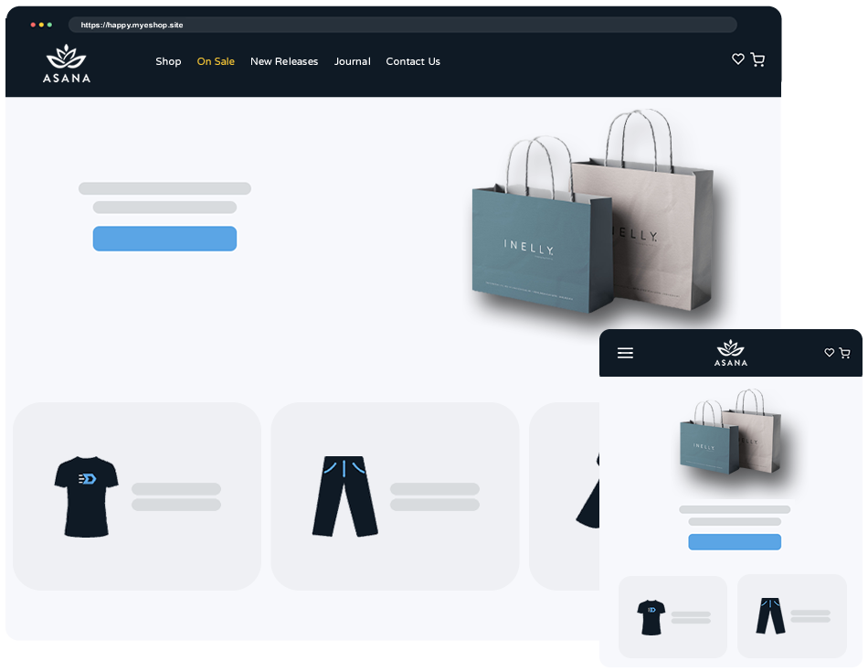 your own ecommerce website in under 15 mins
